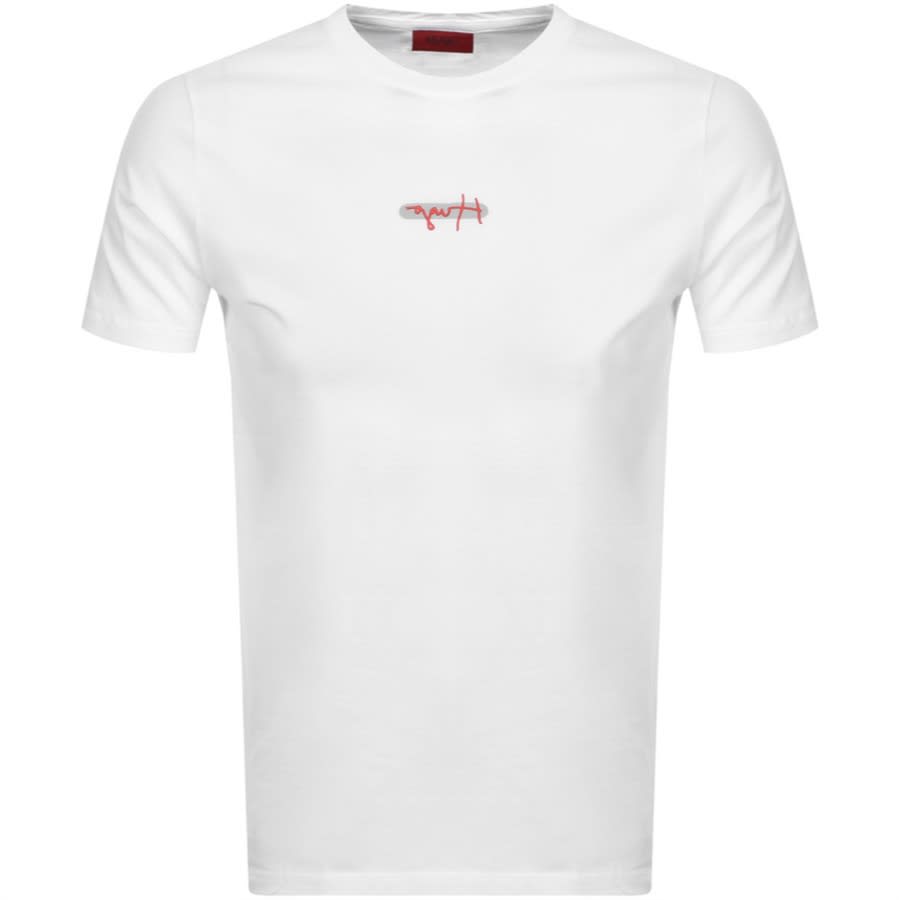 Alternative Image for ProductHUGO Durned Crew Neck T Shirt White1
